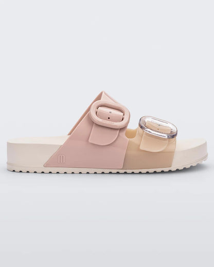 MELISSA COZY SLIDE BEIGE PINK