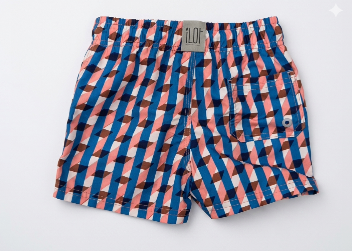 SHORT KIDS CUADROS