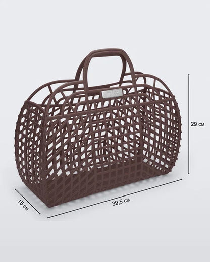 MELISSA REFRACTION BAG II BROWN