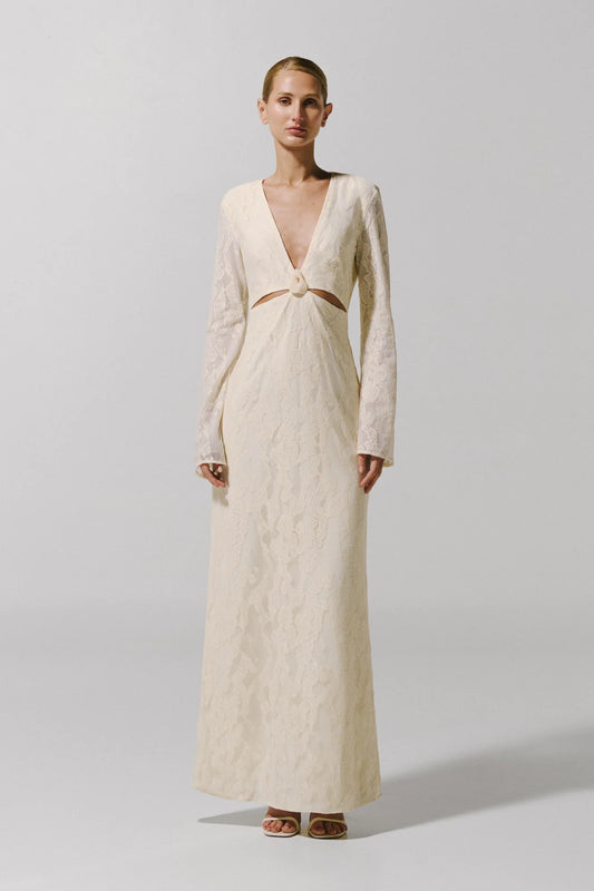 MANOLA DRESS WHITE