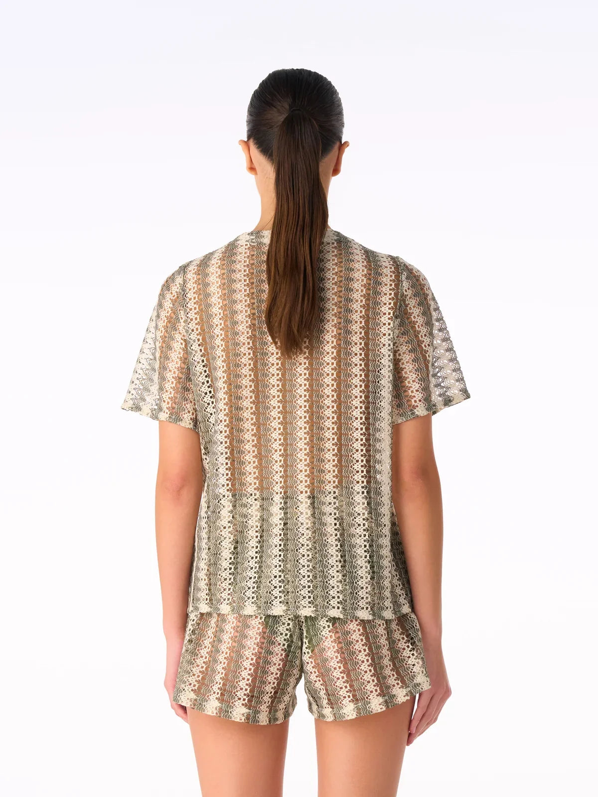 BLANCO NAIR ZAMIA SET SHORT
