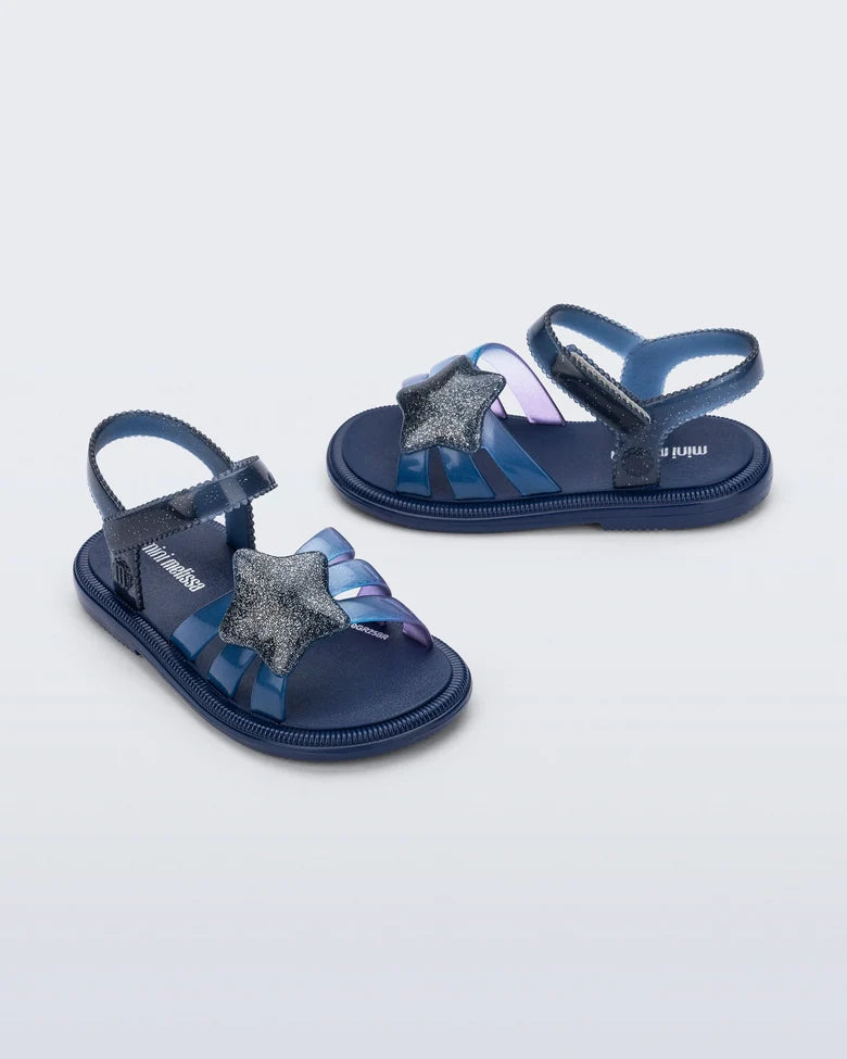 MINI MELISSA HIP SKY BLUE GLITTER