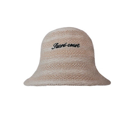 BUCKET TEJIDO BEIGE