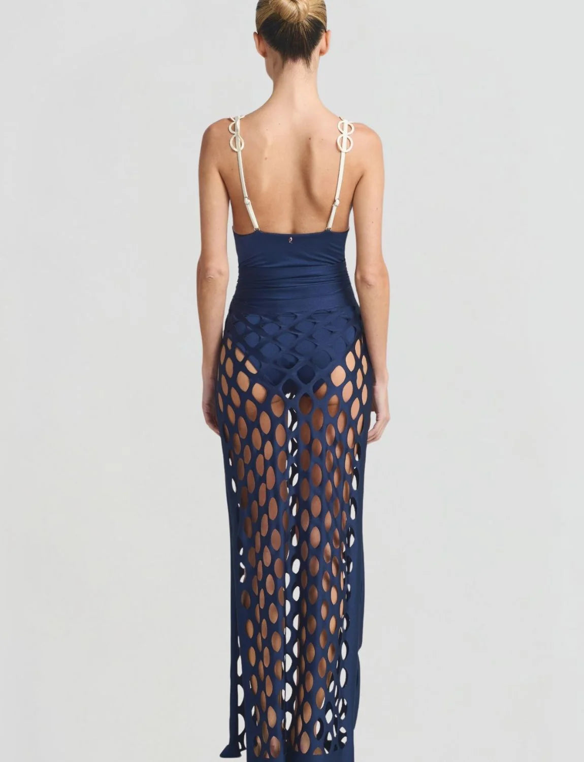 ONDRA NAVY LONG SKIRT