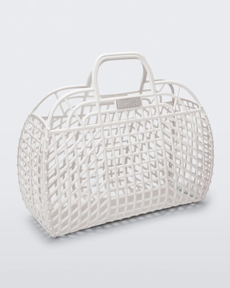 MELISSA REFRACTION BAG II WHITE
