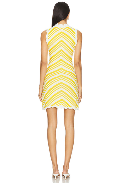 ISABELLA YELLOW MINI DRESS