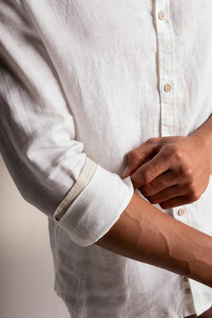 T-SHIRT CLASSIC WHITE LINEN