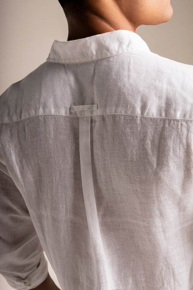 T-SHIRT CLASSIC WHITE LINEN