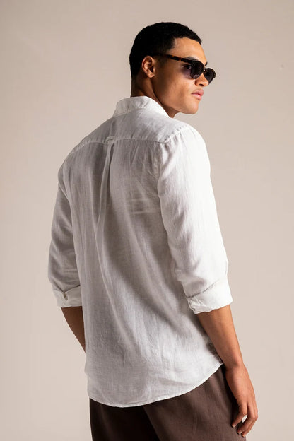 T-SHIRT CLASSIC WHITE LINEN