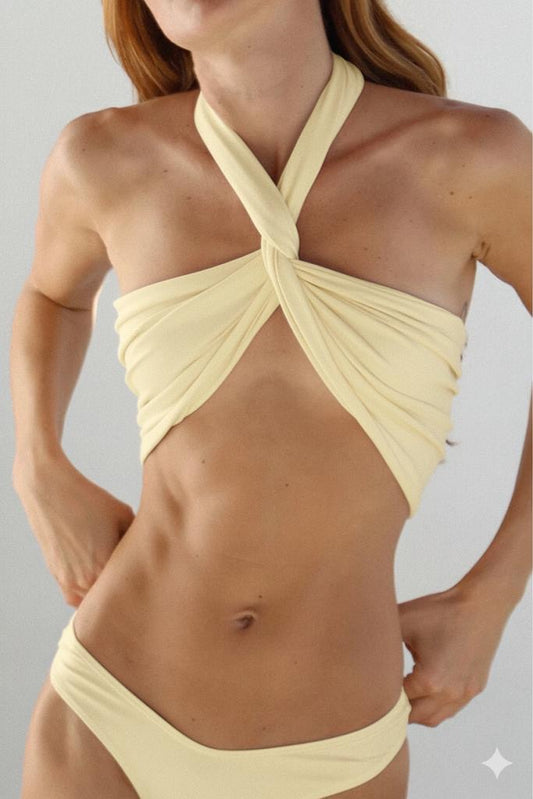 TIE BAND BIKINI YELLOW