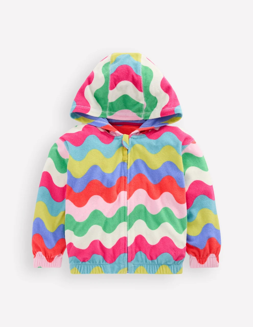RELAXED TOWELLING HOODIE GIRLS