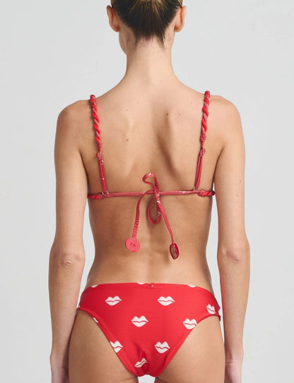 ZEPHYRA RED TRIANGLES BIKINI