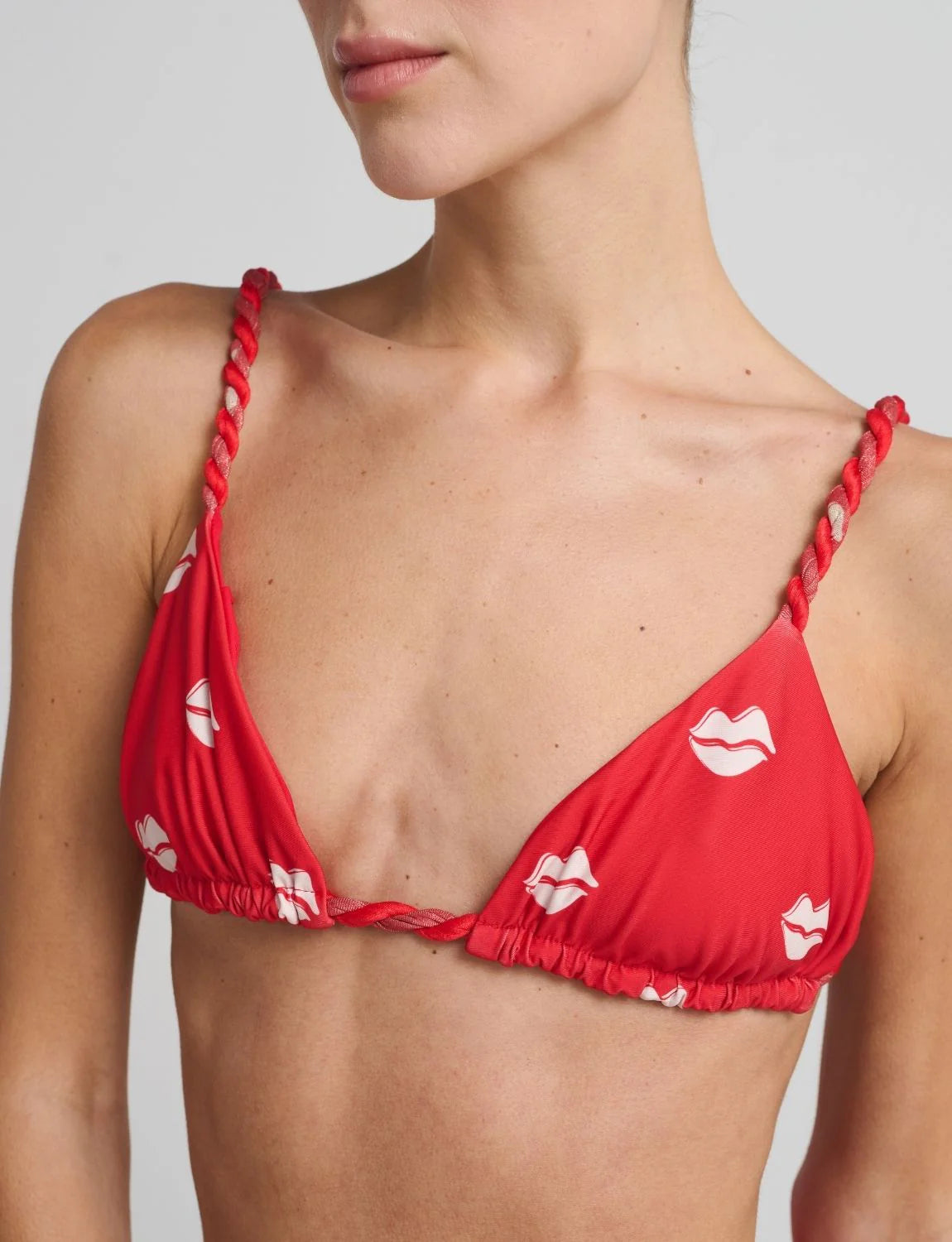ZEPHYRA RED TRIANGLES BIKINI