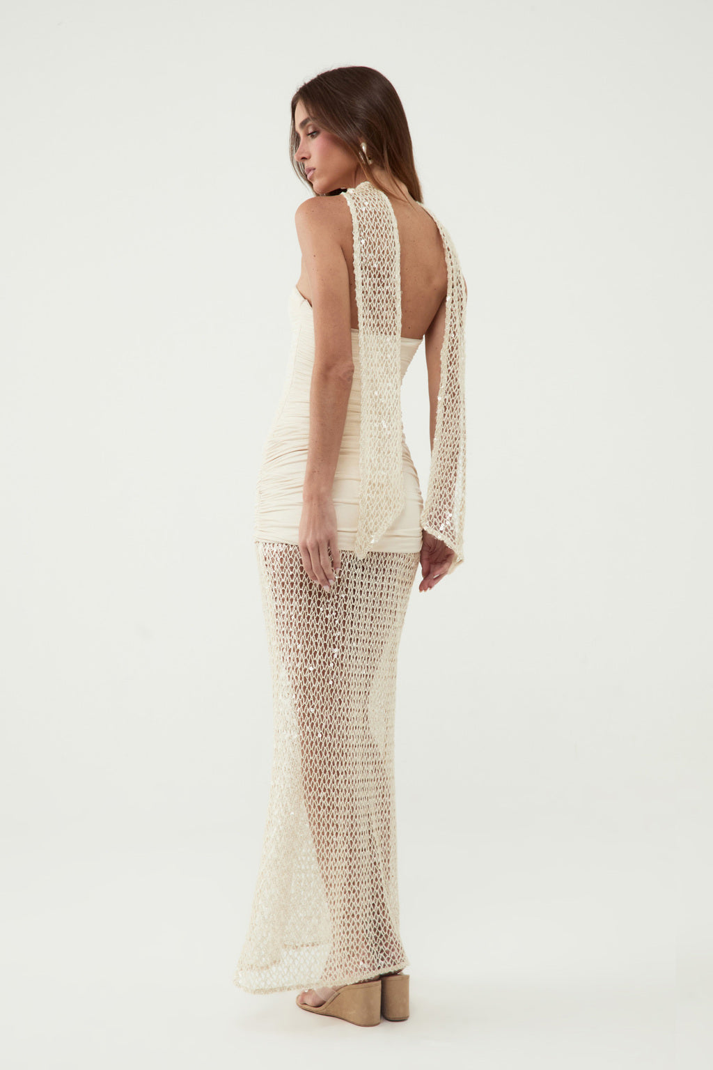 CONJUNTO BODY/FALDA PAETÊ ISALDE