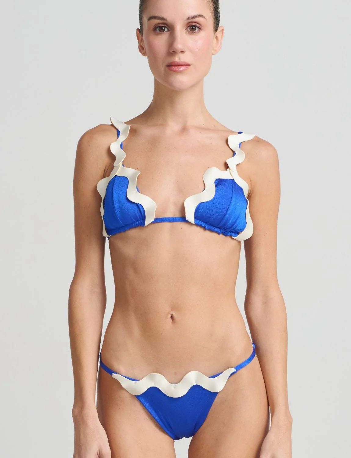 NALUA TRIANGLE BIKINI BLUE