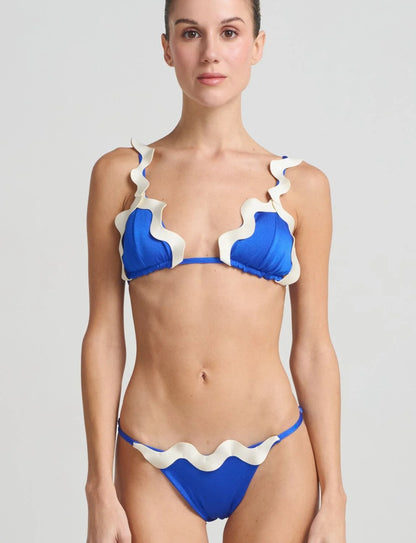 NALUA TRIANGLE BIKINI BLUE