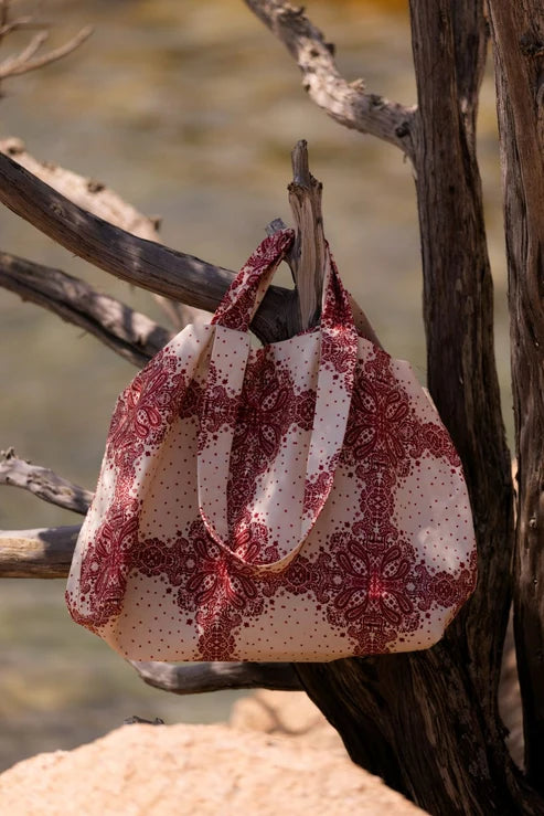 BOLSO PAISLEY CHERRY