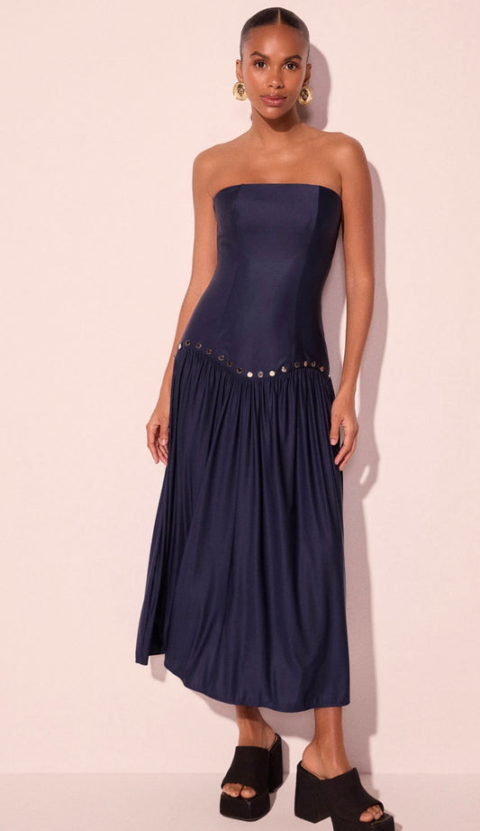 DRESS REBITES AZUL MARINO