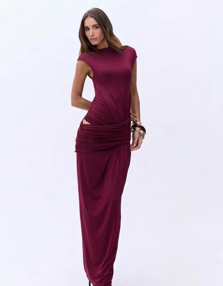 DRESS SAFIRA BORDO FINE
