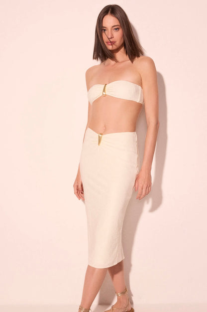 SAIA MIDI GOTAS OFF WHITE