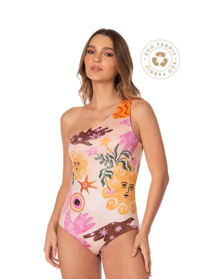 RENACER ONE SHOULDER ONE PIECE