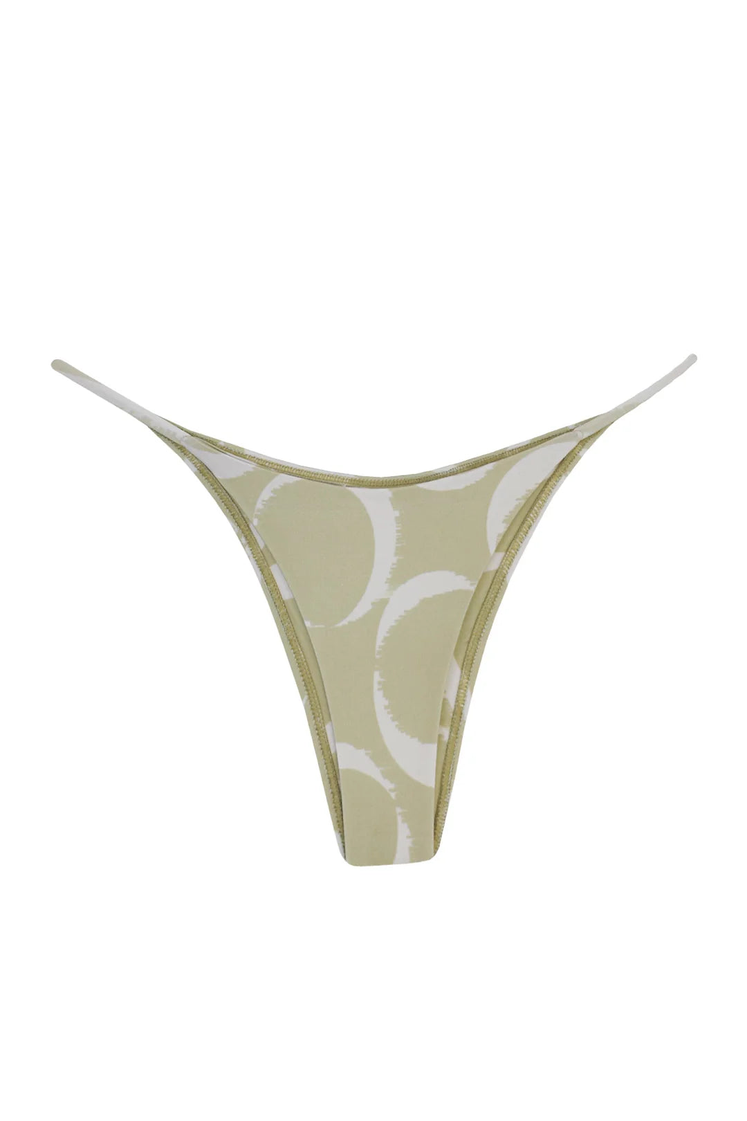 TRIANGLE GREEN BACKGROUND RING PRINT