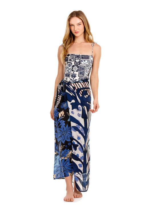 MARINE PAREO BATIK