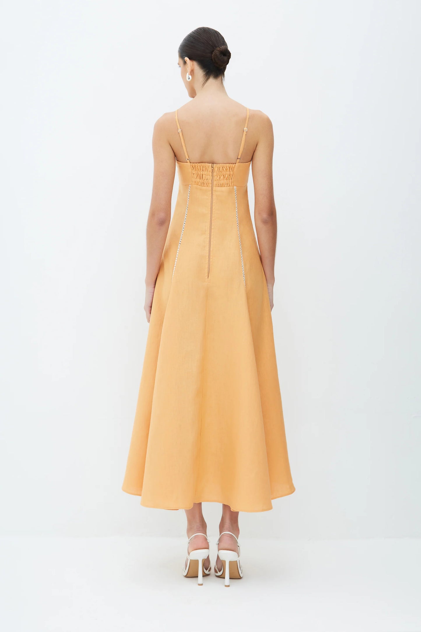 VESTIDO MIDI CORTE IMPERIO