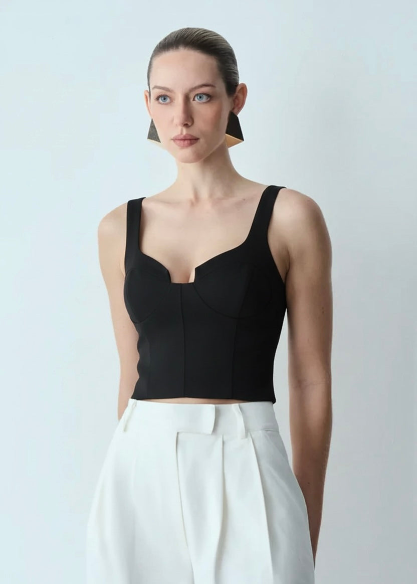 TOP PESPONTO FRONTAL