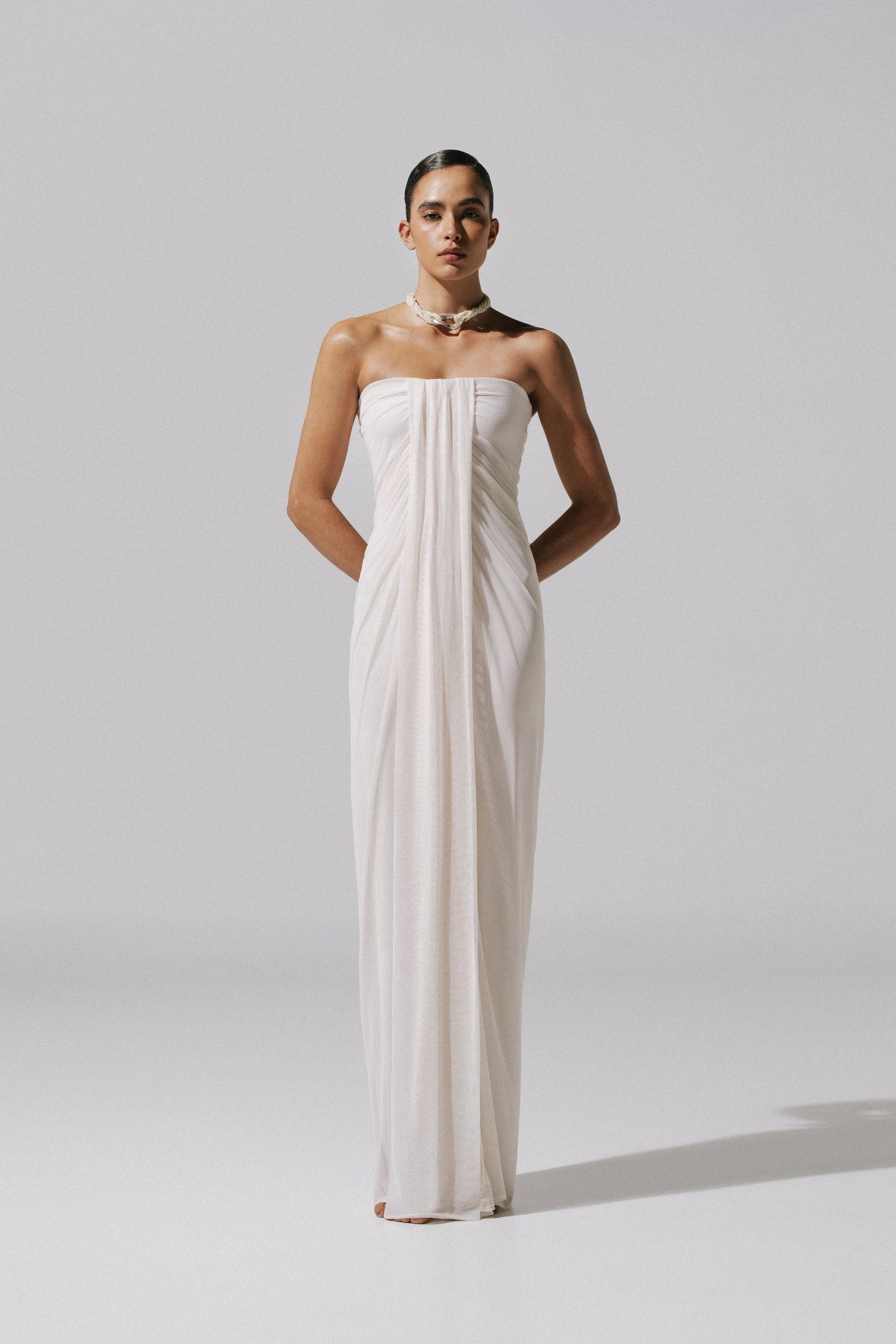 LENA MAXI DRESS IVORY