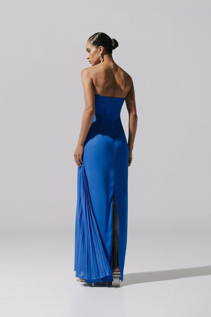 AMAN DRESS CAPRI BLUE