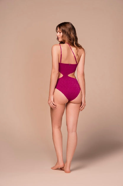 VIRGINIA CERISE ONE PIECE