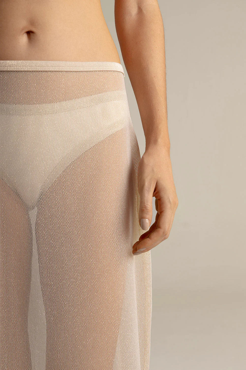 FALDA LARGA BEIGE