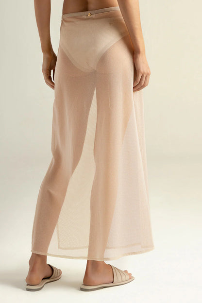 FALDA LARGA BEIGE