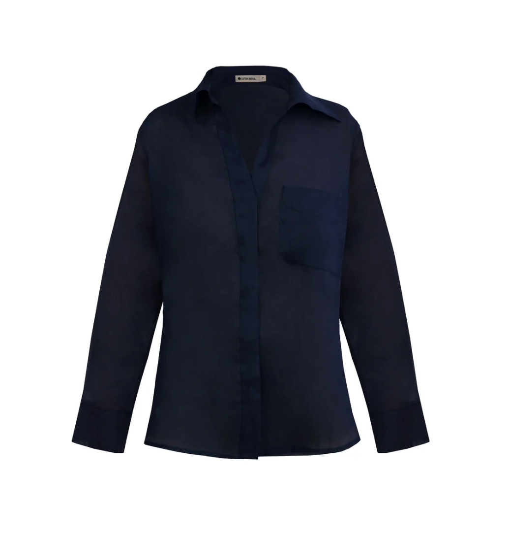 SHIRT LINHO NAVY BLUE