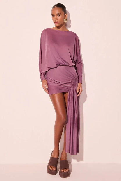 DRESS CORTO BROMELIA ROXO