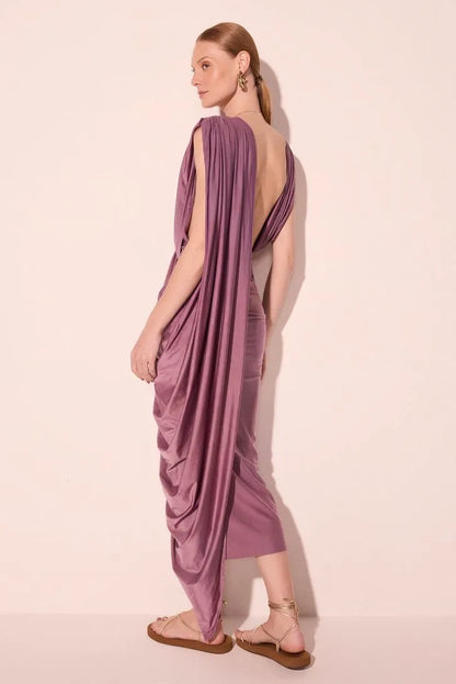 DREES MIDI BROMELIA ROXO