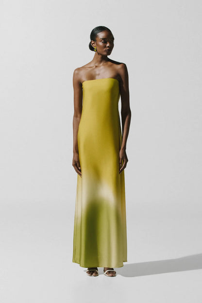 LOLA MAXI DRESS TRAMOTO VERDE
