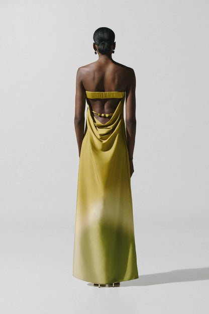 LOLA MAXI DRESS TRAMOTO VERDE