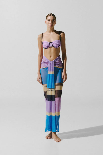 NIA MAXI SKIRT NOTTE LILA