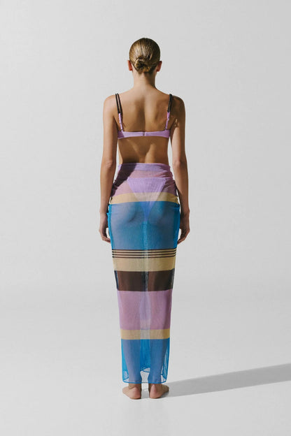 NIA MAXI SKIRT NOTTE LILA