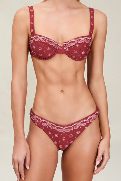 LARA LARISSA MERLOT TOP