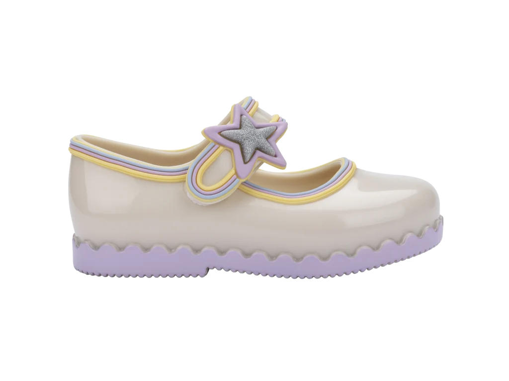 MINI MELISSA HIP BALLERINA STAR BEIGE LILAC