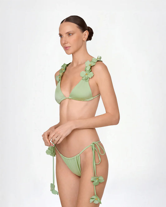 FLORE BIKINI LIGTH GREEN