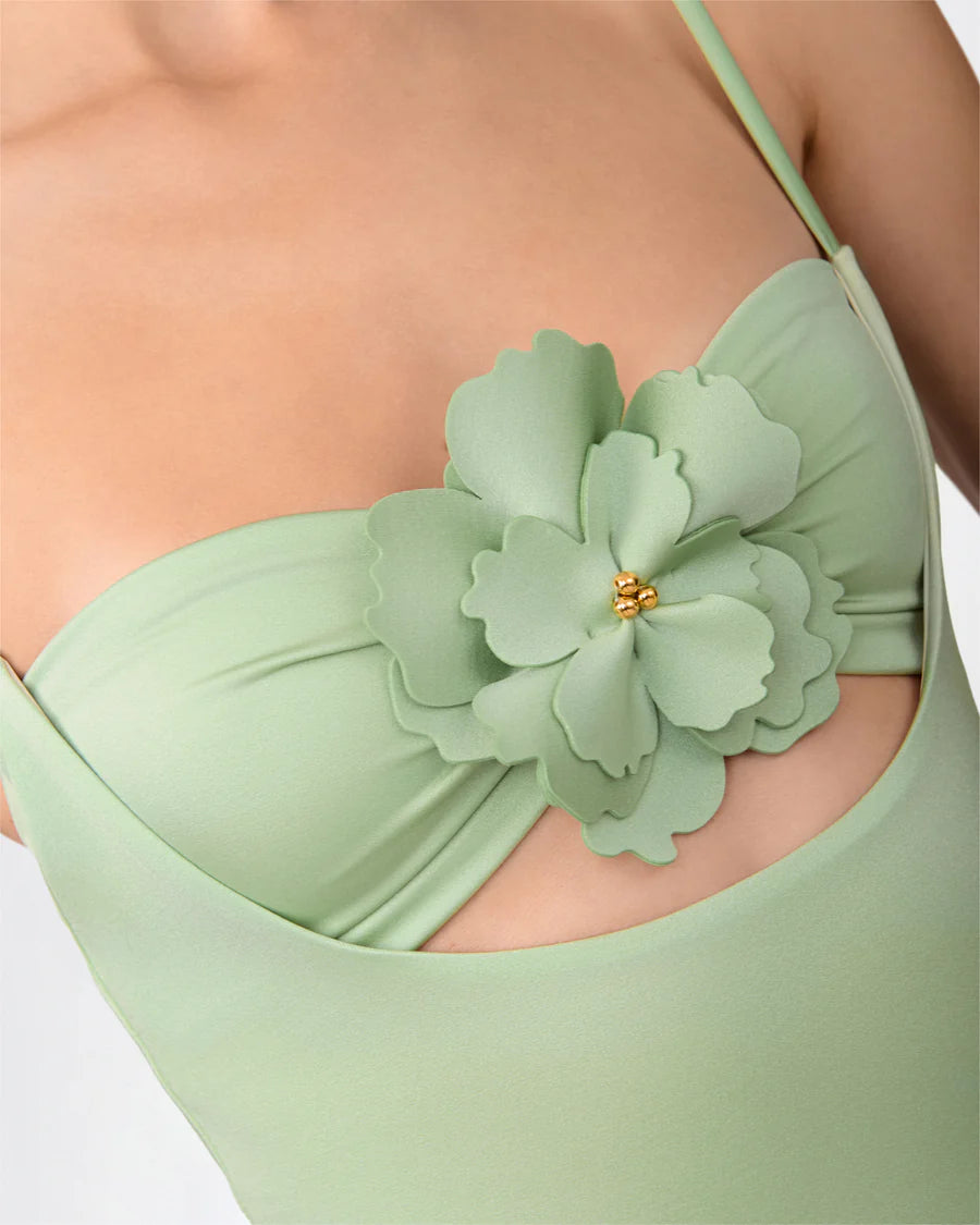 NORA DRESS LIGHT GREEN