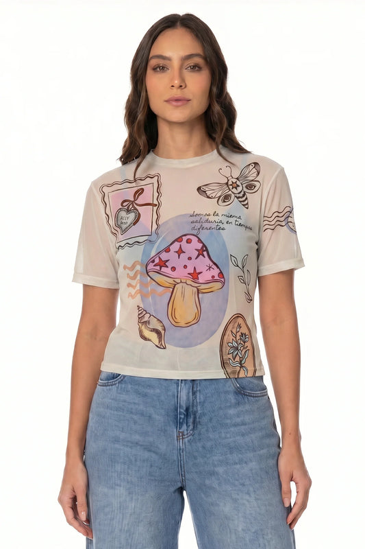 FUNGI MESH SHIRT ANCIENT
