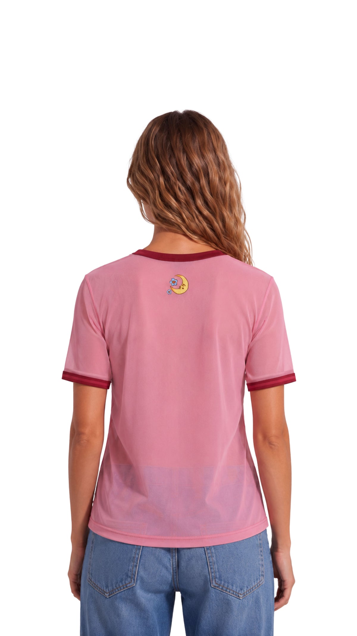 LOVE MESH SHIRT VINO