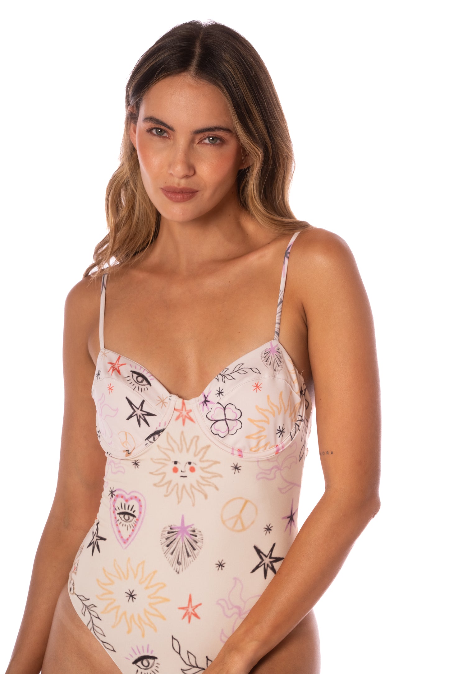 SYMBOLS UNDERWIRE ONE PIECE