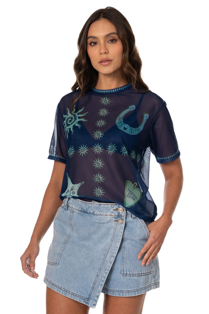 AMULETO MESH SHIRT