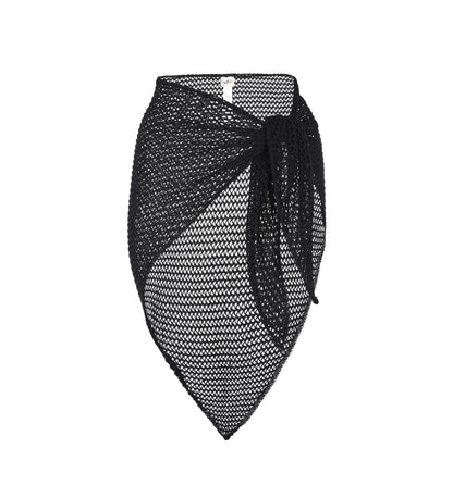 WRAP BLACK CROCHET